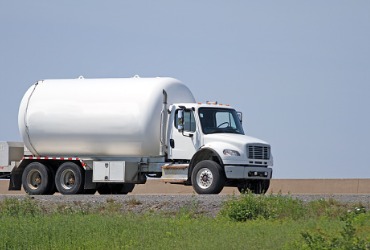 A truck provides Propane Delivery to Washburn IL