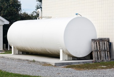 A storage tank is ready for Propane Delivery in Goodfield IL